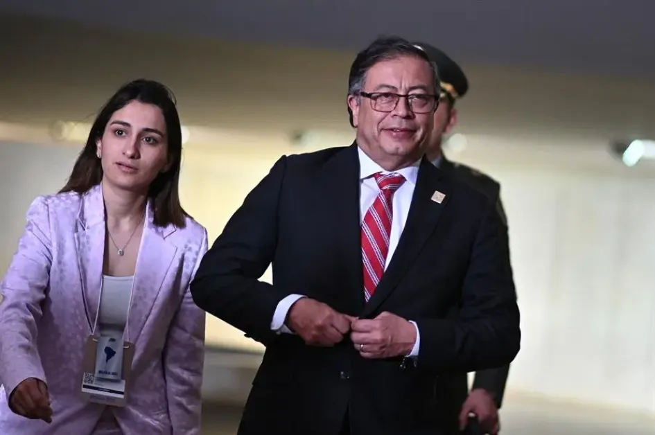 Laura Sarabia y Gustavo Petro. Laura Sarabia y Gustavo Petro.
