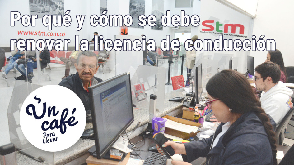 Si debe renovar su licencia de conducción, tómese Un Café para llevar Si debe renovar su licencia de conducción, tómese Un Café para llevar