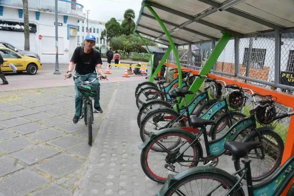 En la Estación Fundadores se prestaba el servicio de Manizales en Bici esta mañana. En la Estación Fundadores se prestaba el servicio esta mañana.