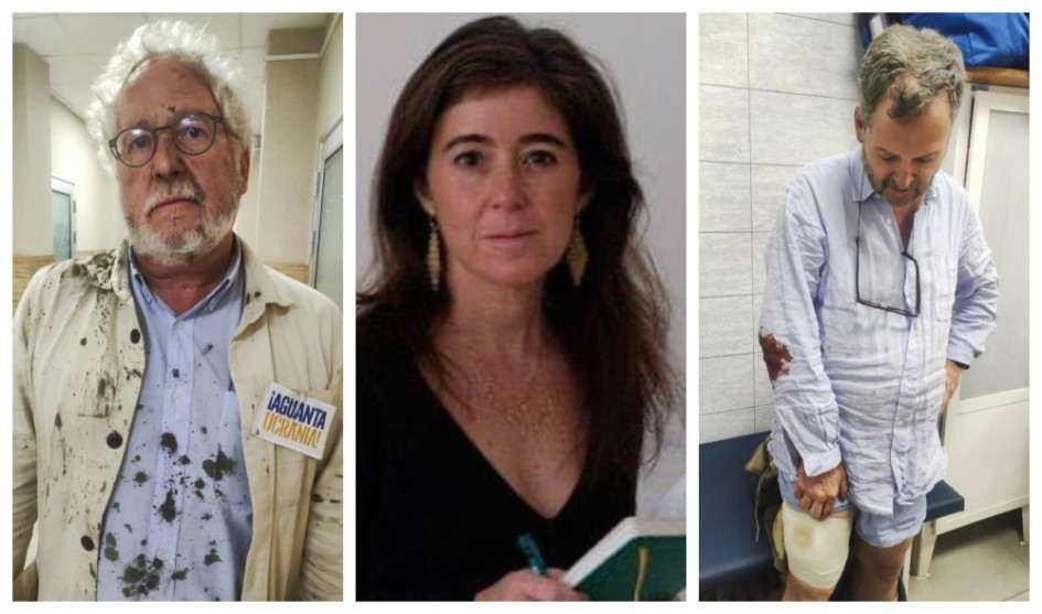 El escritor Héctor Abad, la periodista Catalina Gómez y el excomisionado Sergio Jaramillo estaban el martes en el sitio del ataque. El escritor Héctor Abad, la periodista Catalina Gómez y el excomisionado Sergio Jaramillo estaban el martes en el sitio del ataque.