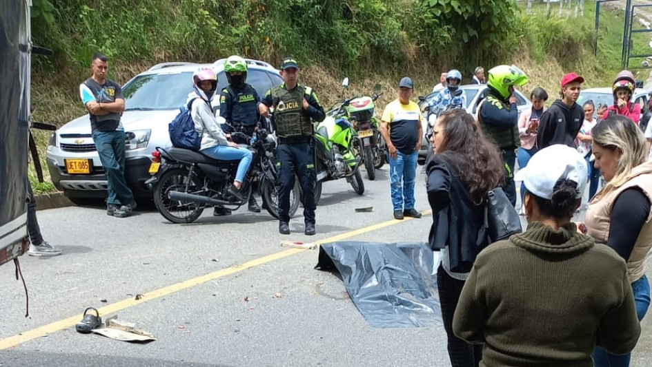 El accidente ocurrió en el sector de Verdún, entre el municipio y la capital de Caldas. El accidente ocurrió en el sector de Verdún, entre el municipio y la capital de Caldas.