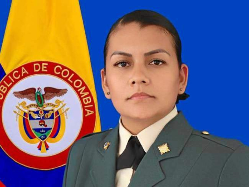 La sargento Ghislaine Ramírez tiene 36 años y es oriunda de Melgar (Tolima). La sargento Ghislaine Ramírez tiene 36 años y es oriunda de Melgar (Tolima).