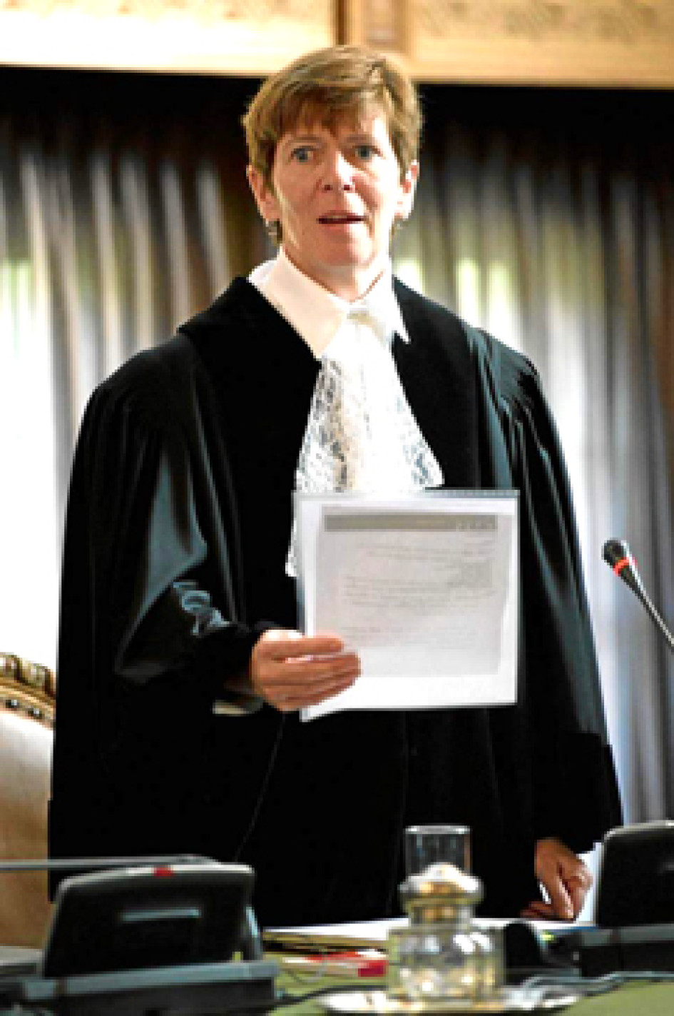 Foto | @CIJ_ICJ | LA PATRIA Joan E. Donoghue, presidenta de la Corte Internacional de Justicia, será la que leerá el fallo. Foto | @CIJ_ICJ | LA PATRIA Joan E. Donoghue, presidenta de la Corte Internacional de Justicia, será la que leerá el fallo.