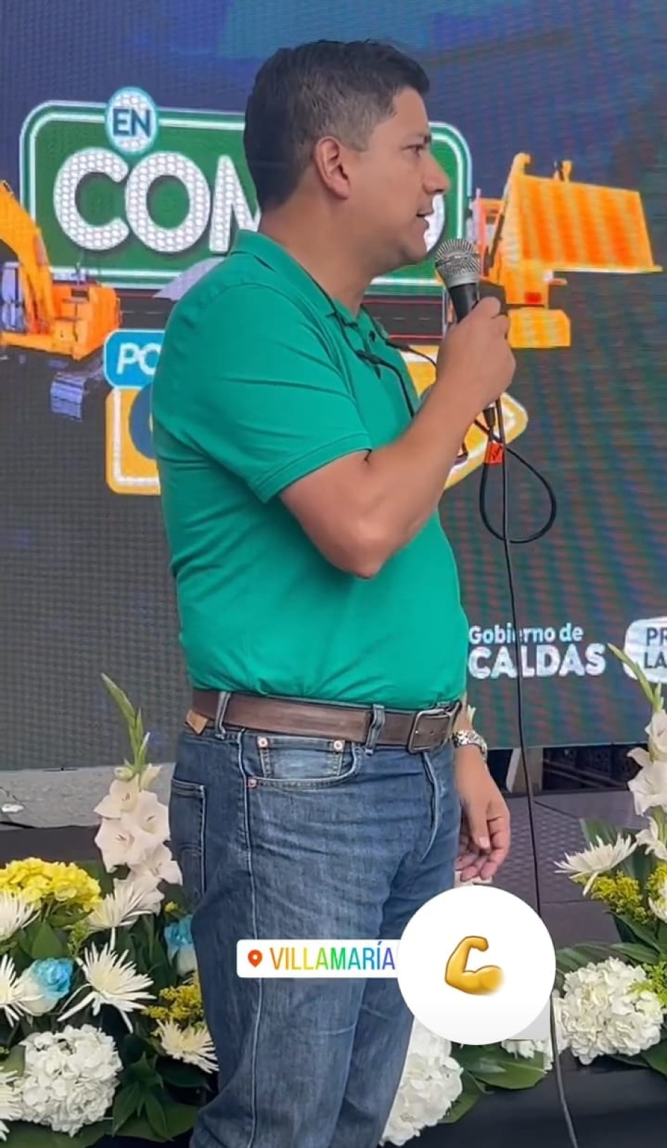 El exsecretario de Obras Públicas de Manizales Mauricio García Chiquito intervino en la rendición de cuentas que la Gobernación hizo en Villamaría. Su aparición generó suspicacias sobre si lo hizo como ciudadano particular o como precandidato del lizcanismo a la Alcaldía de ese municipio caldense.