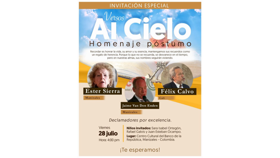 Información del evento. Información del evento.