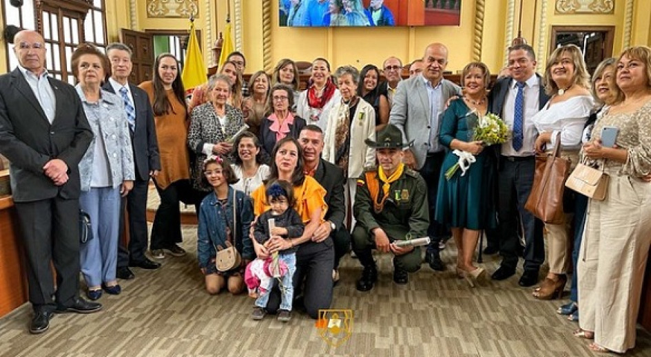 Exaltan a ciudadanos Foto|Cortesía Asamblea de Caldas|LA PATRIA