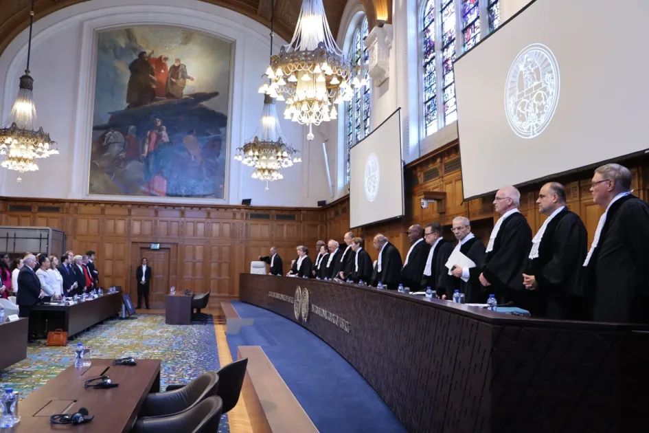 Lectura de la sentencia de la Corte Internacional de Justicia sobre el litigio entre Nicaragua y Colombia en el caso de la delimitación de la plataforma continental. Lectura de la sentencia de la Corte Internacional de Justicia sobre el litigio entre Nicaragua y Colombia en el caso de la delimitación de la plataforma continental.