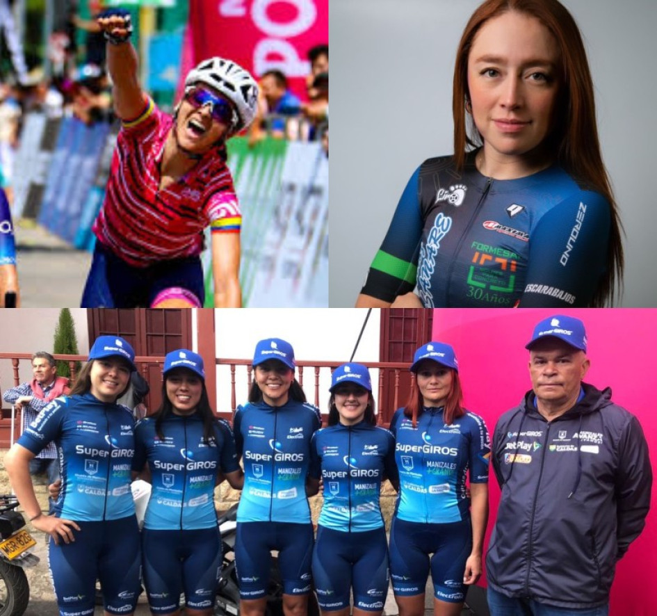 La manizaleña Diana Carolina Peñuela (izquierda) buscará su segundo título consecutivo en la Vuelta. Luisa Fernanda Naranjo (derecha) es otra caldense que disputará la carrera. Natalia Carmona y Yuri Marcela Alzate van con el equipo de Supergiros Susuerte (abajo). La manizaleña Diana Carolina Peñuela (izquierda) buscará su segundo título consecutivo en la Vuelta. Luisa Fernanda Naranjo (derecha) es otra caldense que disputará la carrera. Natalia Carmona y Yuri Marcela Alzate van con el equipo de Supergiros Susuerte (abajo).