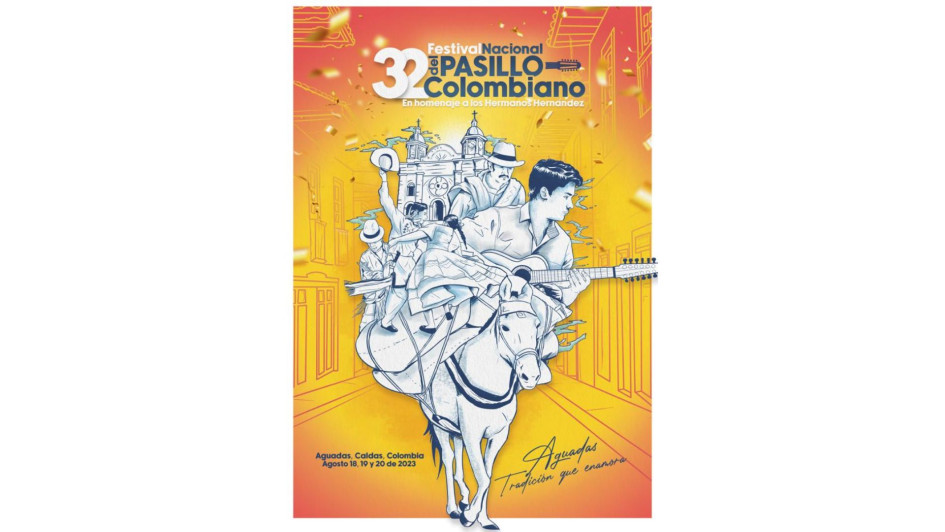 Imagen oficial de la edición 32 del Festival Nacional del Pasillo. Imagen oficial de la edición 32 del Festival Nacional del Pasillo.
