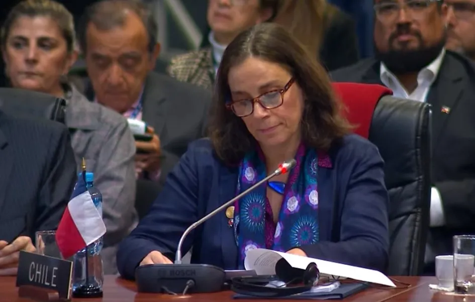 Antonia Urrejola, exministra de Relaciones Exteriores de Chile. Antonia Urrejola, exministra de Relaciones Exteriores de Chile.