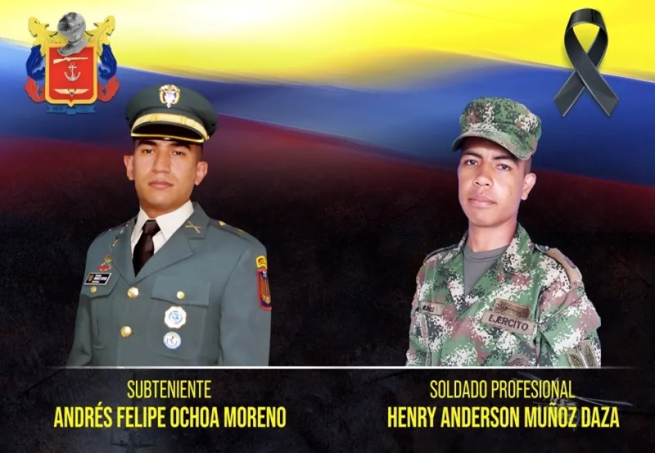 Los militares que perdieron la vida en combate. Los militares que perdieron la vida en combate.