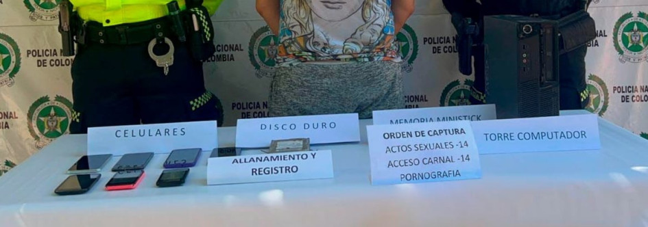 Elementos incautados al hombre señalado de abusar y grabar a su prima. Elementos incautados al hombre señalado de abusar y grabar a su prima.