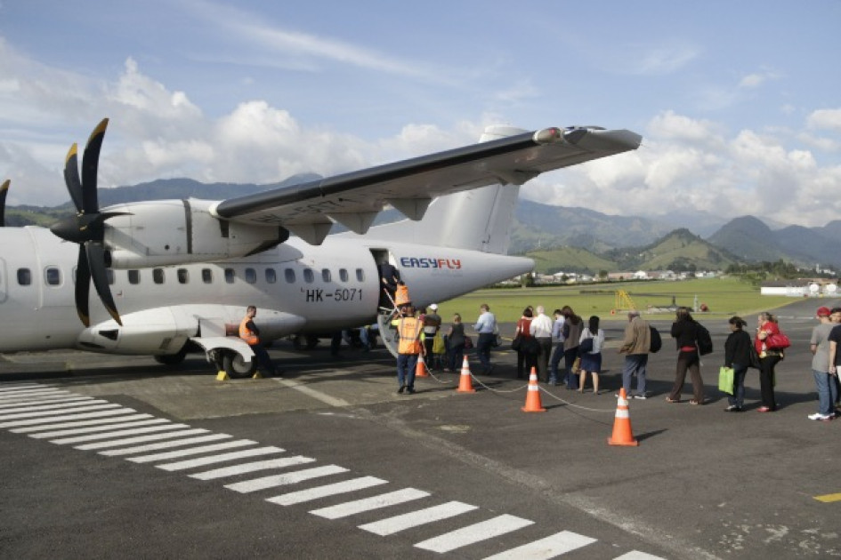 Easyfly es la única aerolínea que opera en La Nubia. Easyfly es la única aerolínea que opera en La Nubia.