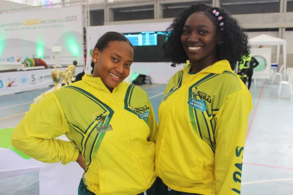 Angie Franco y Erika Sinisterra, dos figuras de Caldas para el Nacional de Pesas, Mayores y Sub-23. Angie Franco y Erika Sinisterra, dos figuras de Caldas para el Nacional de Pesas, Mayores y Sub-23.