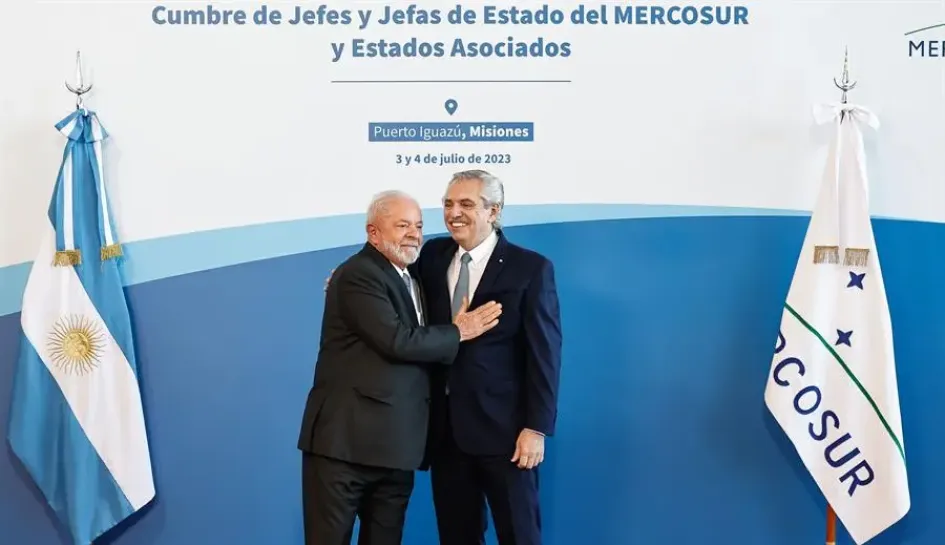 Alberto Fernández y Luiz Inácio Lula da Silva Alberto Fernández y Luiz Inácio Lula da Silva