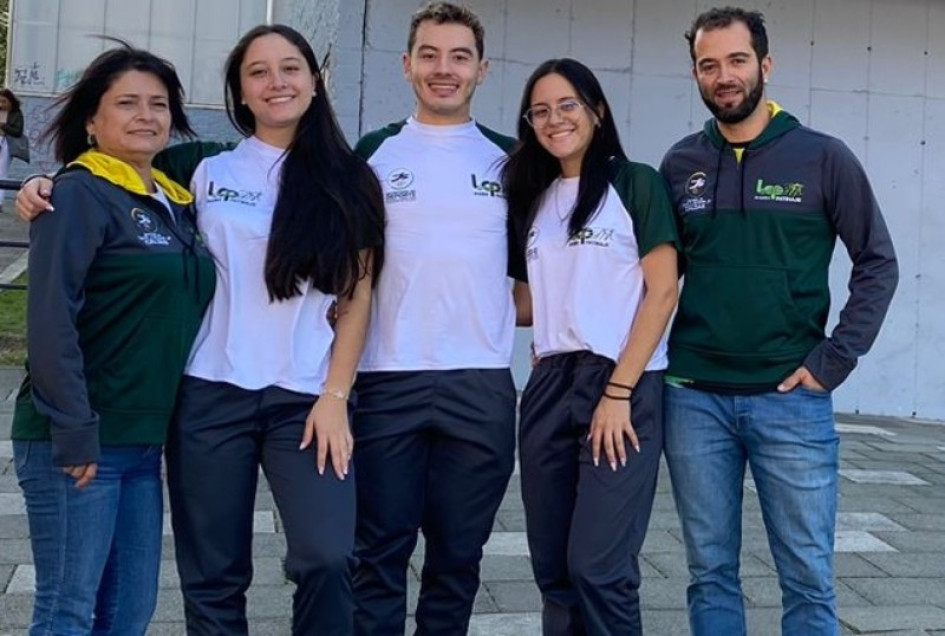 Ellos son los representantes de la Liga Caldense de Patinaje en Rionegro (Antioquia). Ellos son los representantes de la Liga Caldense de Patinaje en Rionegro (Antioquia).