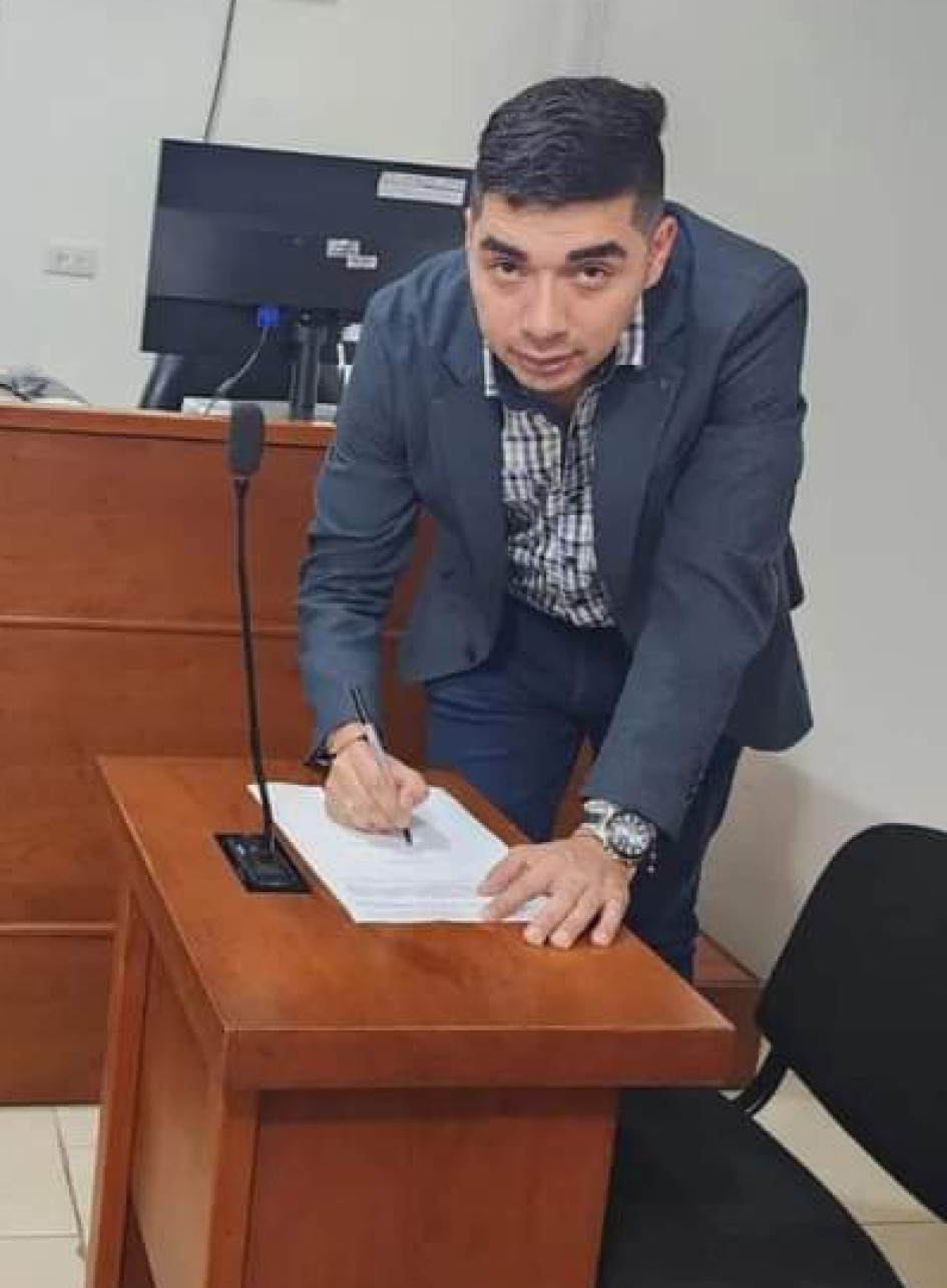 Javier Andrés Salazar Colorado desde esta semana figura como alcalde encargado. Javier Andrés Salazar Colorado desde esta semana figura como alcalde encargado.
