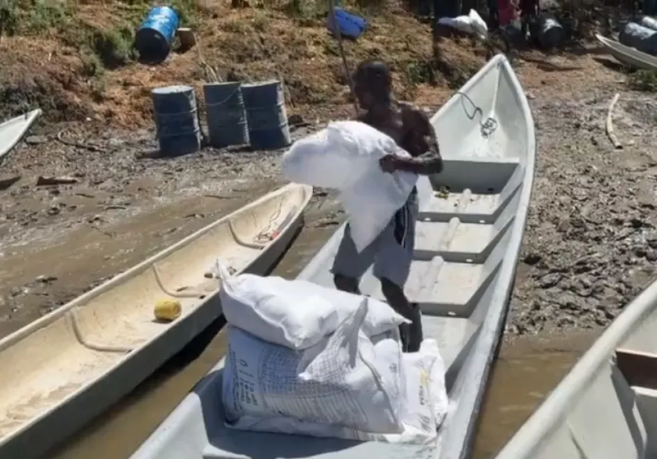 Ayuda humanitaria que llega a municipios del Chocó.