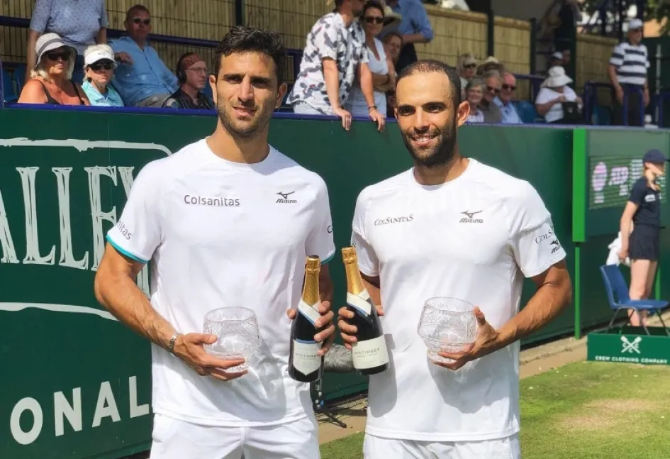Robert Farah y Juan Sebastián Cabal, figuras del tenis colombiano. Robert Farah y Juan Sebastián Cabal, figuras del tenis colombiano.