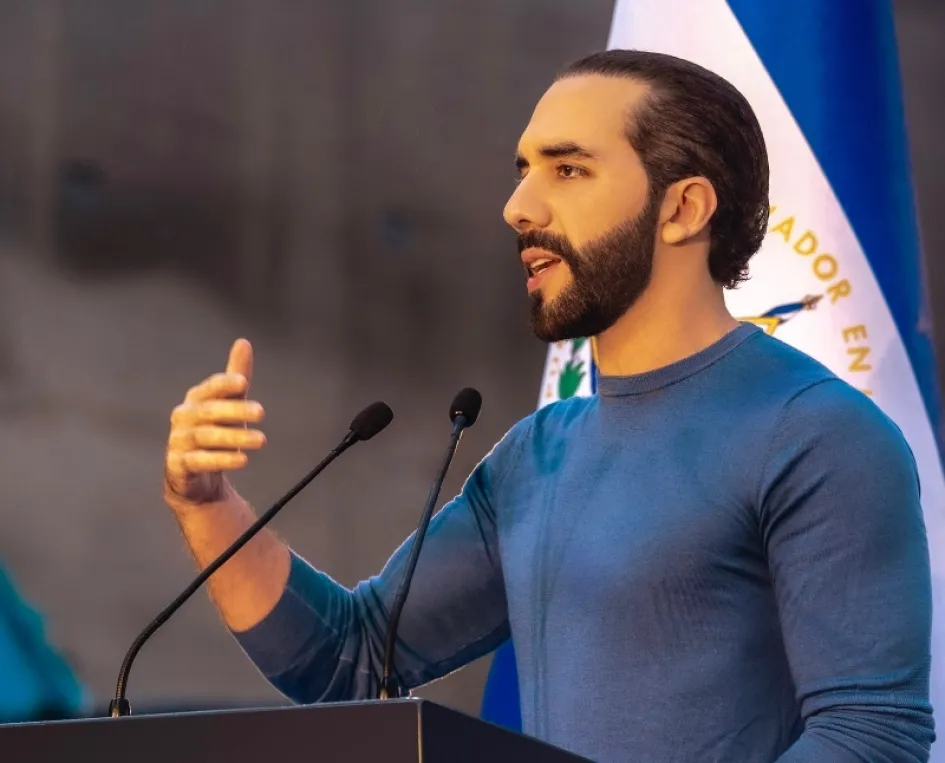 Nayib Bukele, presidente de El Salvador. Nayib Bukele, presidente de El Salvador.