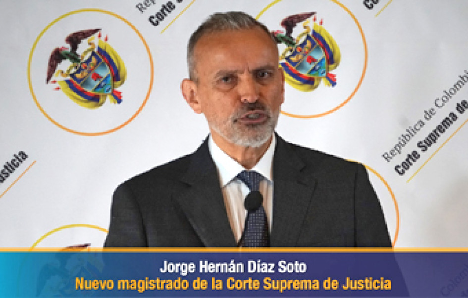 Foto| Corte Suprema|LA PATRIA La Sala Plena de la Corte Suprema de Justicia eligió al jurista Jorge Hernán Díaz Soto como nuevo magistrado de esa corporación Nuevo magistrado Foto| Corte Suprema|LA PATRIA