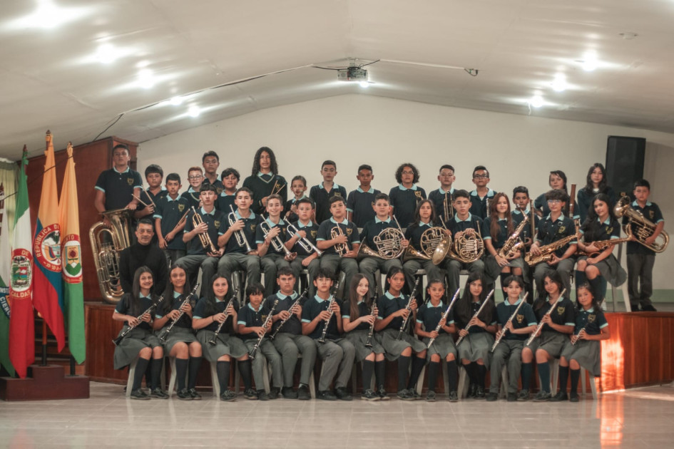 La banda de la Institución Educativa Neira. La banda de la Institución Educativa Neira.