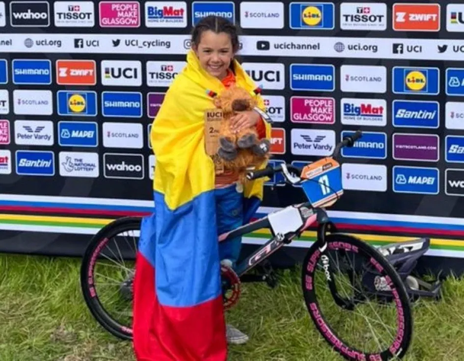 Ella es Luciana Castillo Díaz, con apenas 8 años ya es subcampeona del mundo. Lo hizo en el Mundial de Glasgow (Escocia). Luciana Castillo