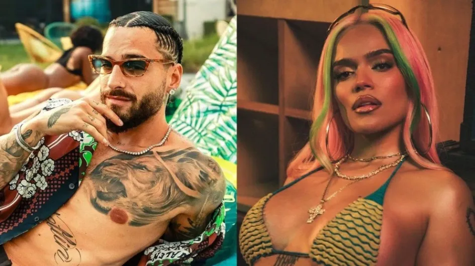 Maluma y Karol G. Maluma y Karol G.