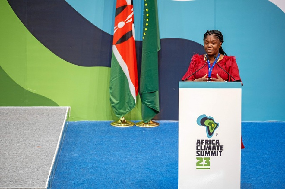 La vicepresidenta de Colombia, Francia Márquez, intervino ayer en la Cumbre del Clima de África que está celebrándose en Nairobi (Kenia). La vicepresidenta de Colombia, Francia Márquez, intervino ayer en la Cumbre del Clima de África que está celebrándose en Nairobi (Kenia).