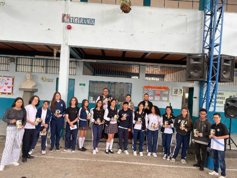 Grupo de estudiantes escritores del Pío XI, de Aranzazu. Grupo de estudiantes escritores del Pío XI, de Aranzazu.