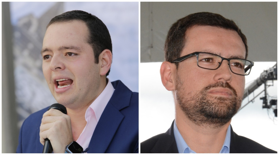 Carlos Mario Marín, alcalde de Manizales, y Luis Carlos Velásquez, gobernador de Caldas. Carlos Mario Marín, alcalde de Manizales, y Luis Carlos Velásquez, gobernador de Caldas.