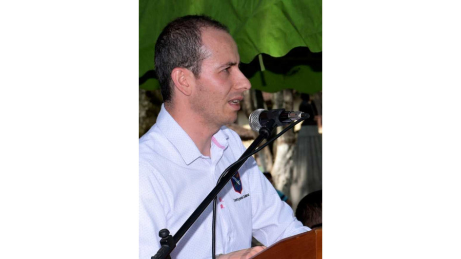 Juan Pablo Ospina Rosas, alcalde de Salamina. Juan Pablo Ospina Rosas, alcalde de Salamina.
