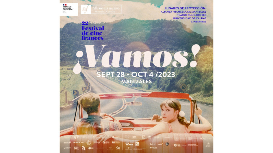 Imagen oficial del 22 Festival de Cine Francés en Manizales. Imagen oficial del 22 Festival de Cine Francés en Manizales.