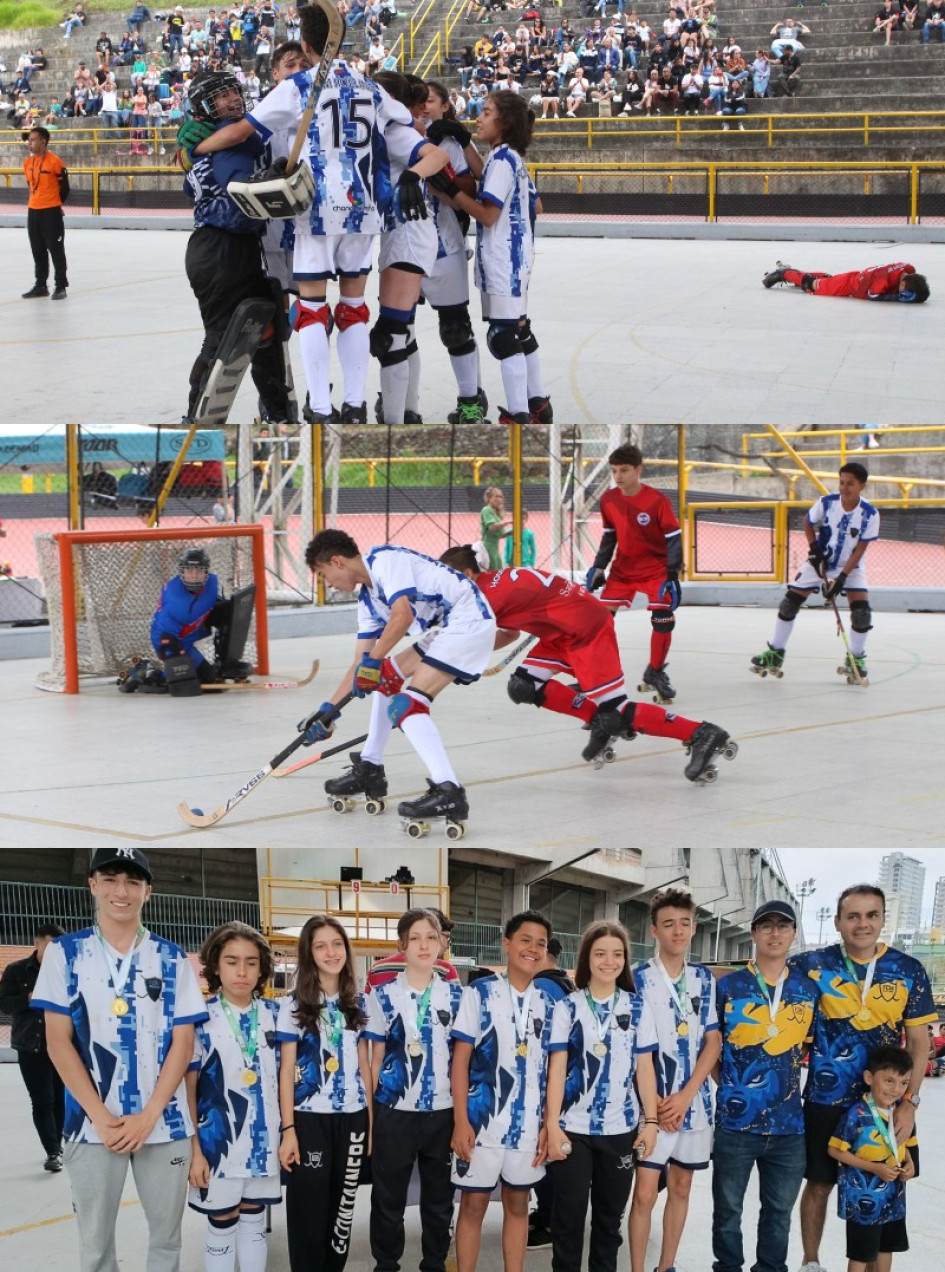 FCM Rolling de Caldas logró ayer el título de la VIII Parada Nacional Interclubes de Hockey en Manizales. En las fotos, momentos de la jornada. Hockey de Caldas