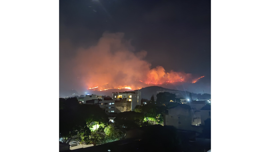 Incendio en el norte de Cali Incendio en el norte de Cali