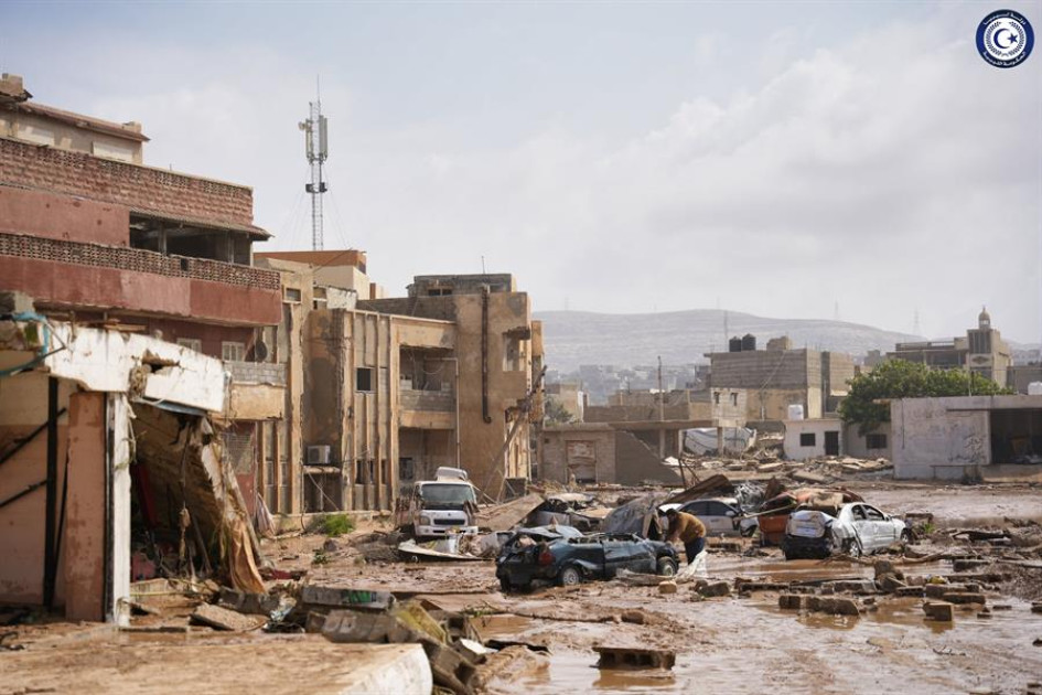 Derna, la más afectada por las lluvias torrenciales. Derna, la más afectada por las lluvias torrenciales.