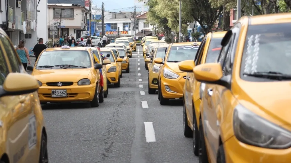 Los taxistas se movilizaron en agosto para protestar contra el Gobierno nacional. Los taxistas se movilizaron en agosto para protestar contra el Gobierno nacional.
