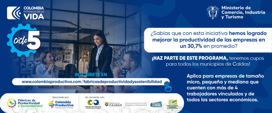 Fábricas de Productividad y Sostenibilidad Fábricas de Productividad y Sostenibilidad