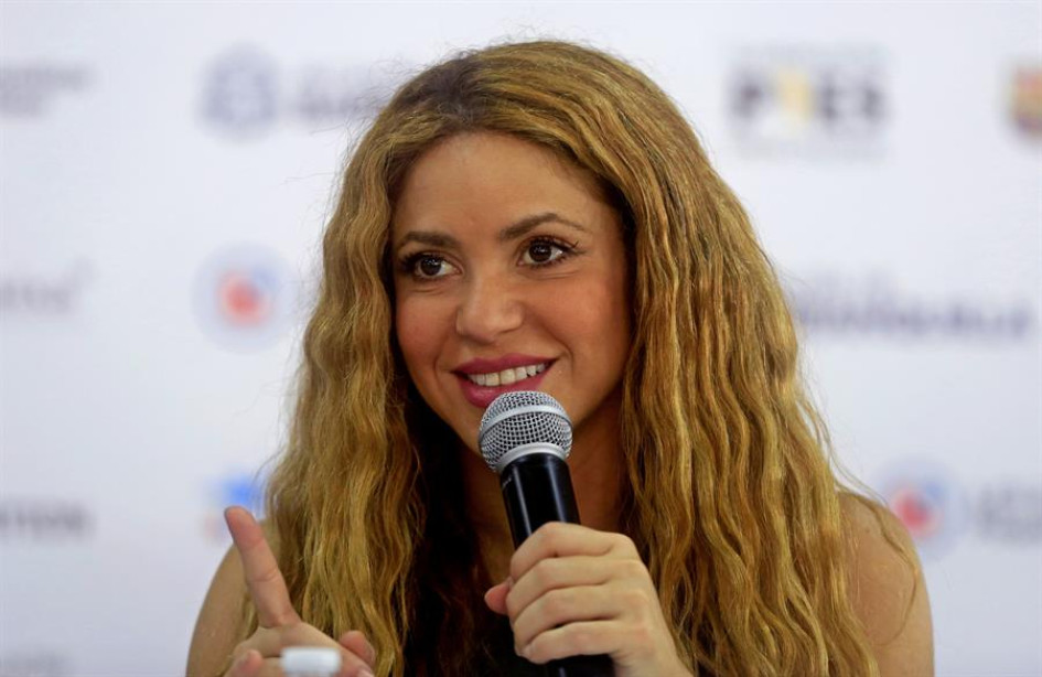 Shakira durante su visita a Barranquilla Shakira