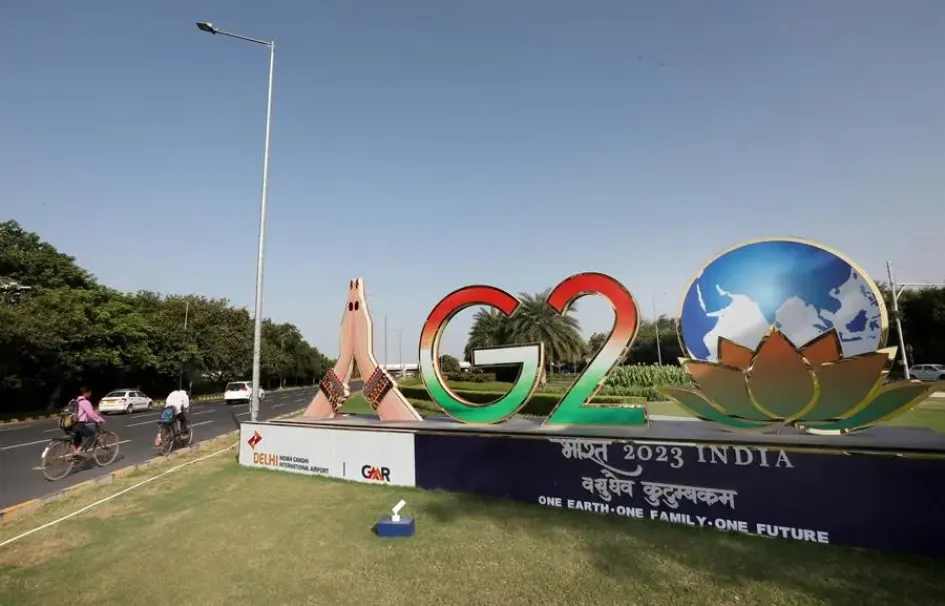 Cumbre mundial del G20 en Nueva Delhi (India). Cumbre mundial del G20 en Nueva Delhi (India).