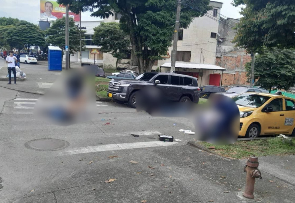 En esta esquina se presentó la balacera y dos asesinatos en Pereira. Balacera en Pereira