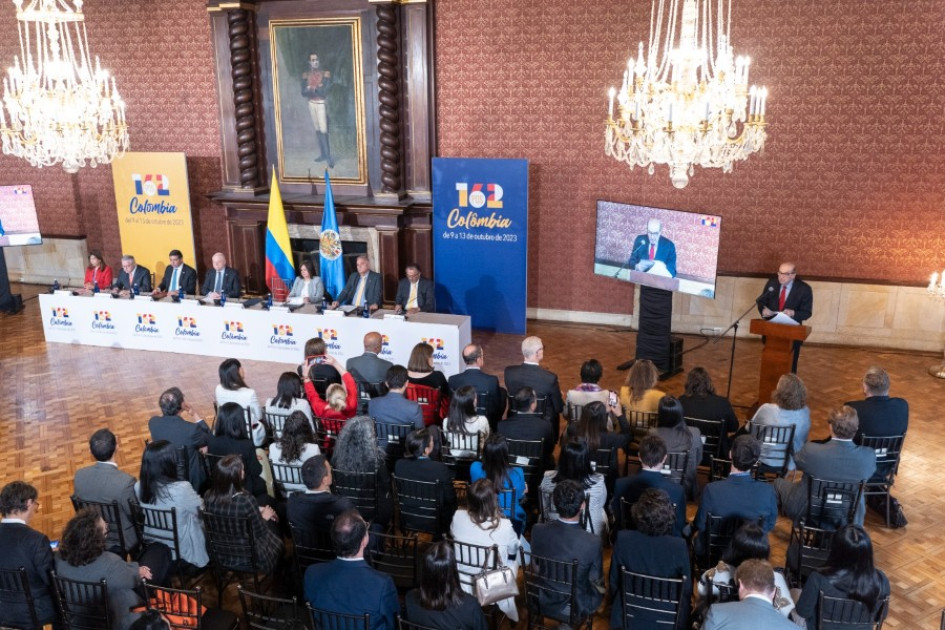 Inauguración de la sesiones de Corte Interamericana de Derechos Humanos en Colombia. 