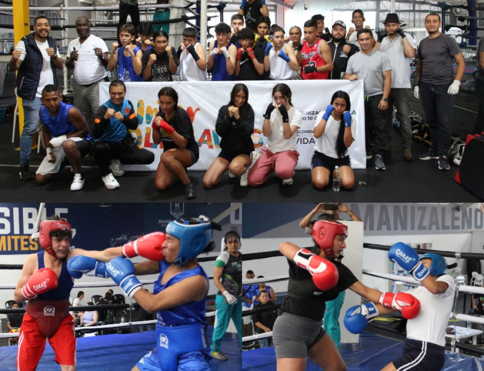 Las finales de boxeo se disputaron ayer en Terrazas de la Universidad Autónoma. Las finales de boxeo se disputaron ayer en Terrazas de la Universidad Autónoma.