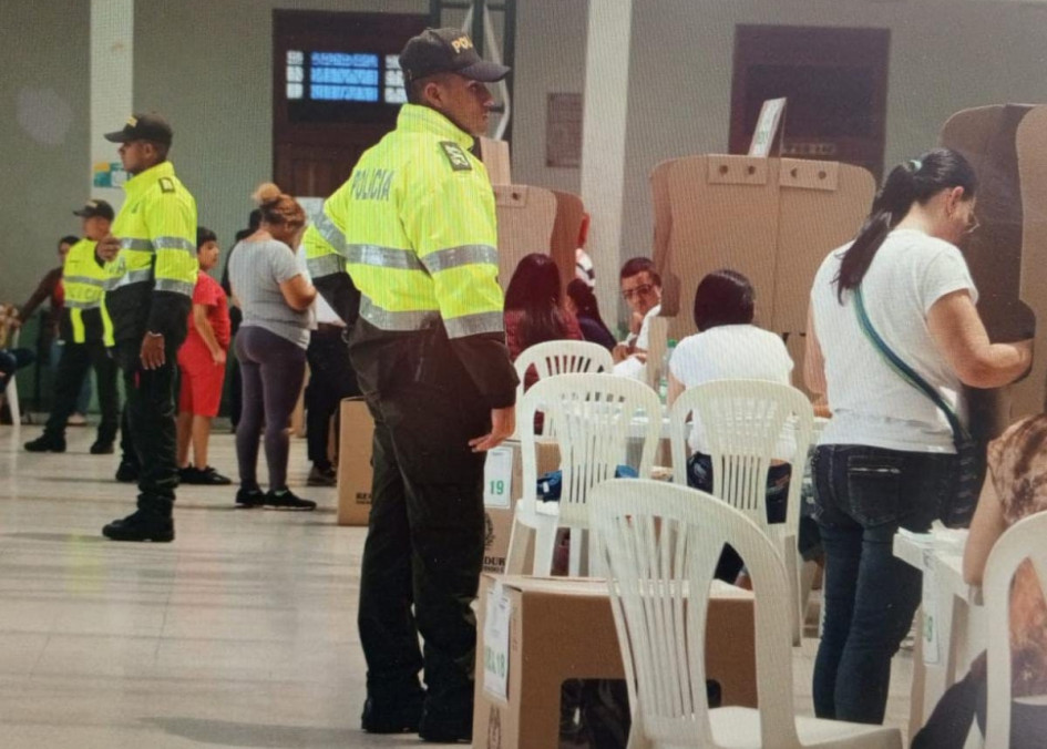 La Policía Metropolitana de Manizales y Villamaría alista su operativo para velar por la seguridad en las elecciones del domingo. Seguridad en elecciones