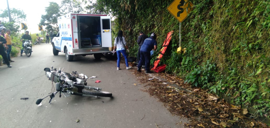 El accidente. El accidente.