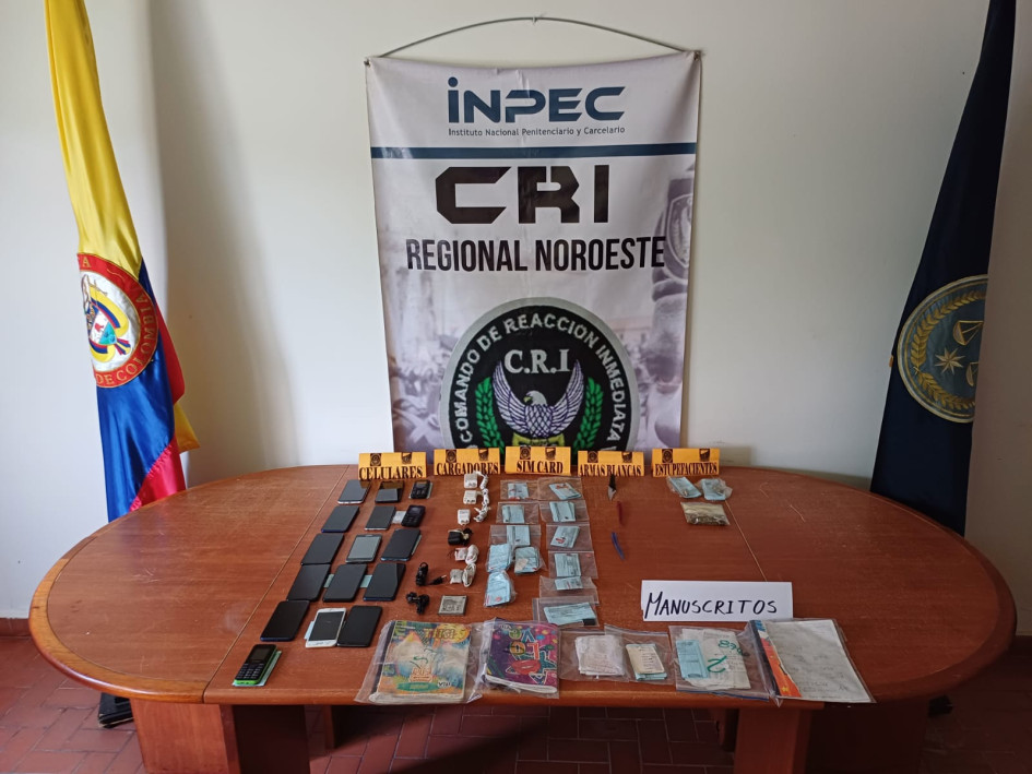 Lo que hallaron en el patio 3 de la cárcel doña Juana de La Dorada. Lo que hallaron en el patio 3 de la cárcel doña Juana de La Dorada.