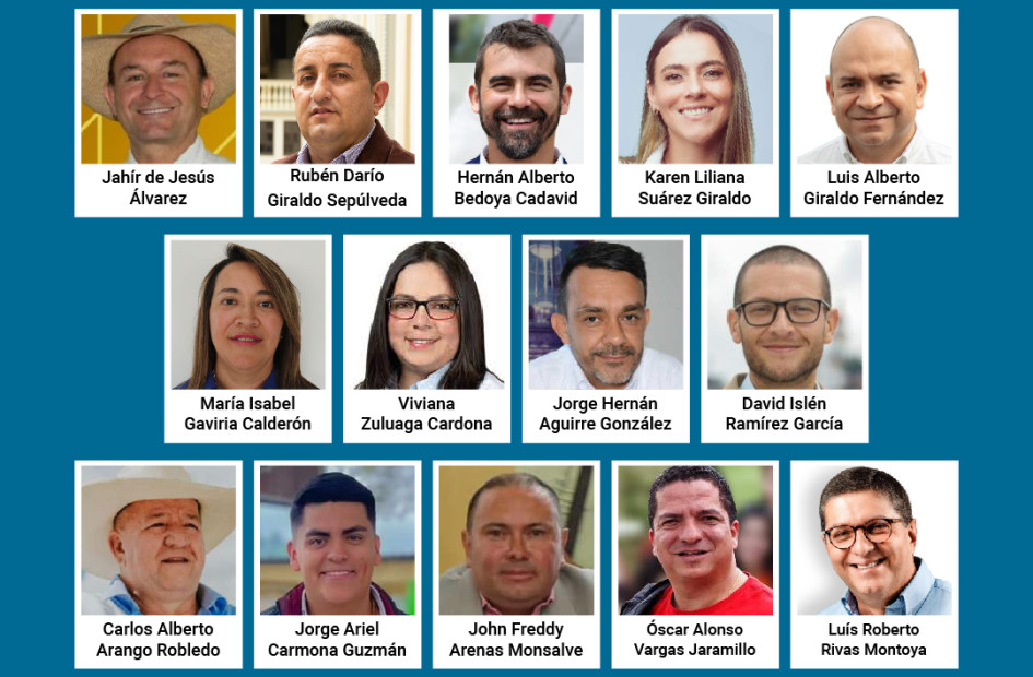 Esta es la lista oficial de los diputados que estarán en la Asamblea de Caldas (2024-2027) Esta es la lista oficial de los diputados que estarán en la Asamblea de Caldas (2024-2027)