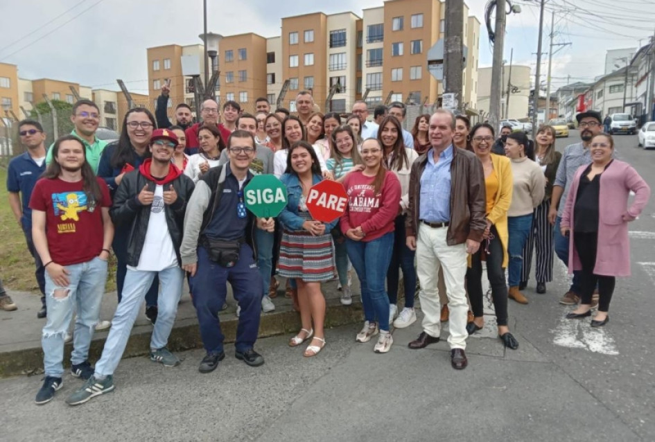 Colaboradores de LA PATRIA resaltan la confianza que Nicolás Restrepo tenía en sus equipos de trabajo. En la foto durante un simulacro de emergencia en la sede del barrio Sáenz. Colaboradores de LA PATRIA resaltan la confianza que Nicolás Restrepo tenía en sus equipos de trabajo. En la foto durante un simulacro de emergencia en la sede del barrio Sáenz.