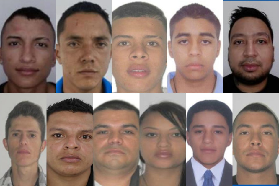 Ellos conforman el listado de los más buscados en Caldas Ellos conforman el listado de los más buscados en Caldas