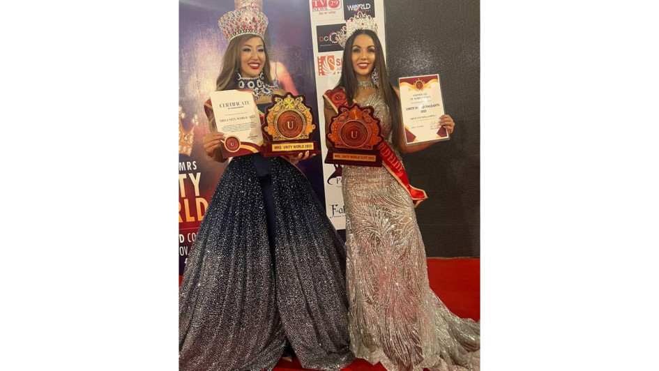 La abogada manizaleña Paula Andrea Cañón (derecha) logró el segundo lugar en el reinado Mrs. Unity World. La abogada manizaleña Paula Andrea Cañón (derecha) logró el segundo lugar en el reinado Mrs. Unity World.